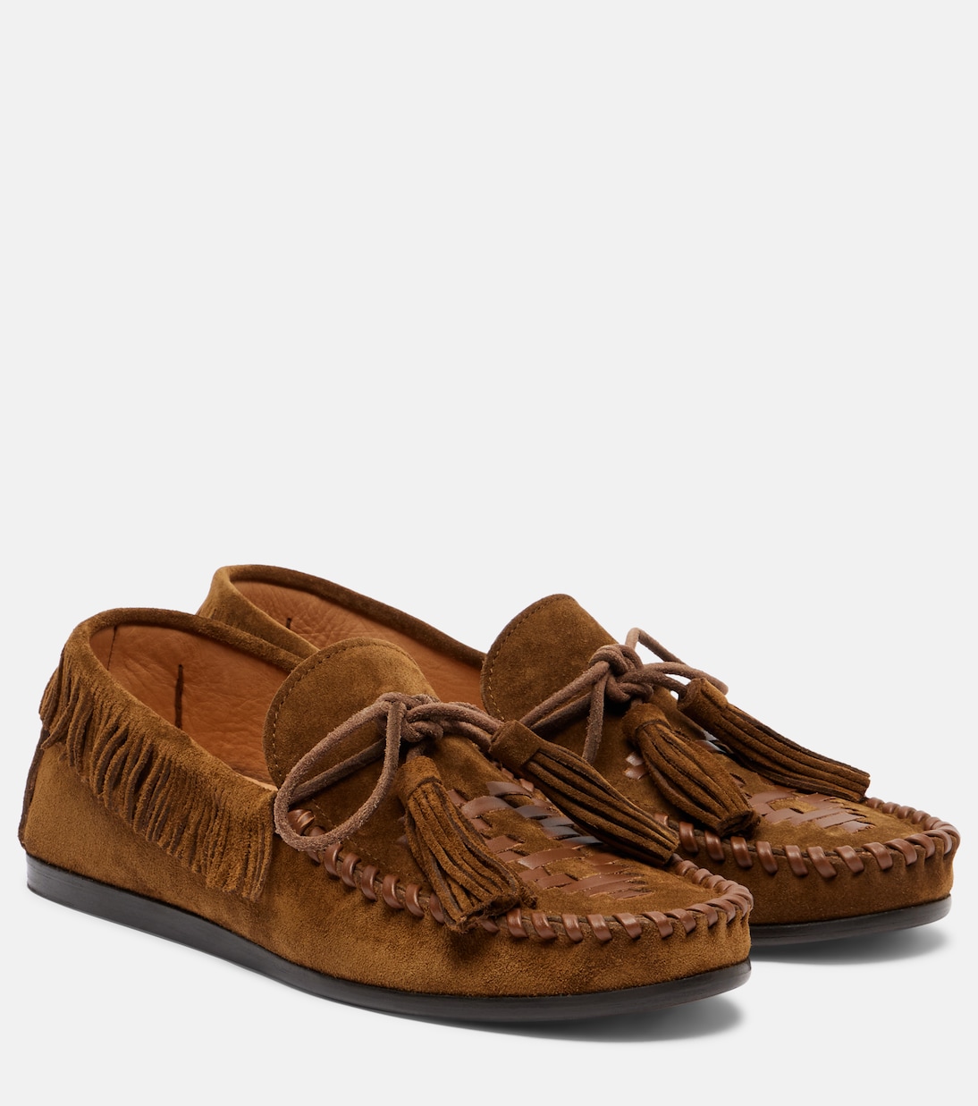 Mocassini Fitza in suede con frange | Isabel Marant
