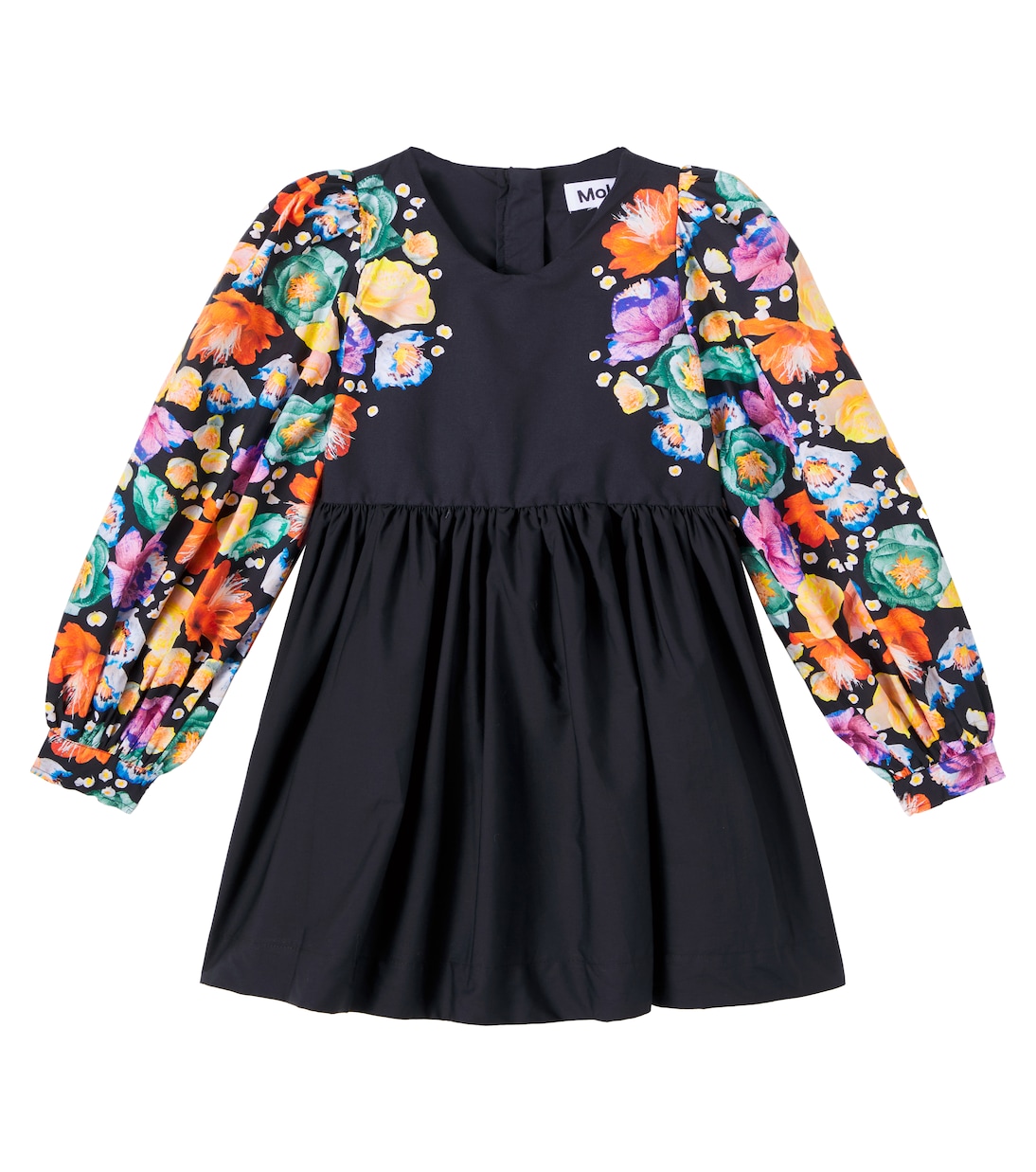 Robe Cybil en coton à fleurs | Molo