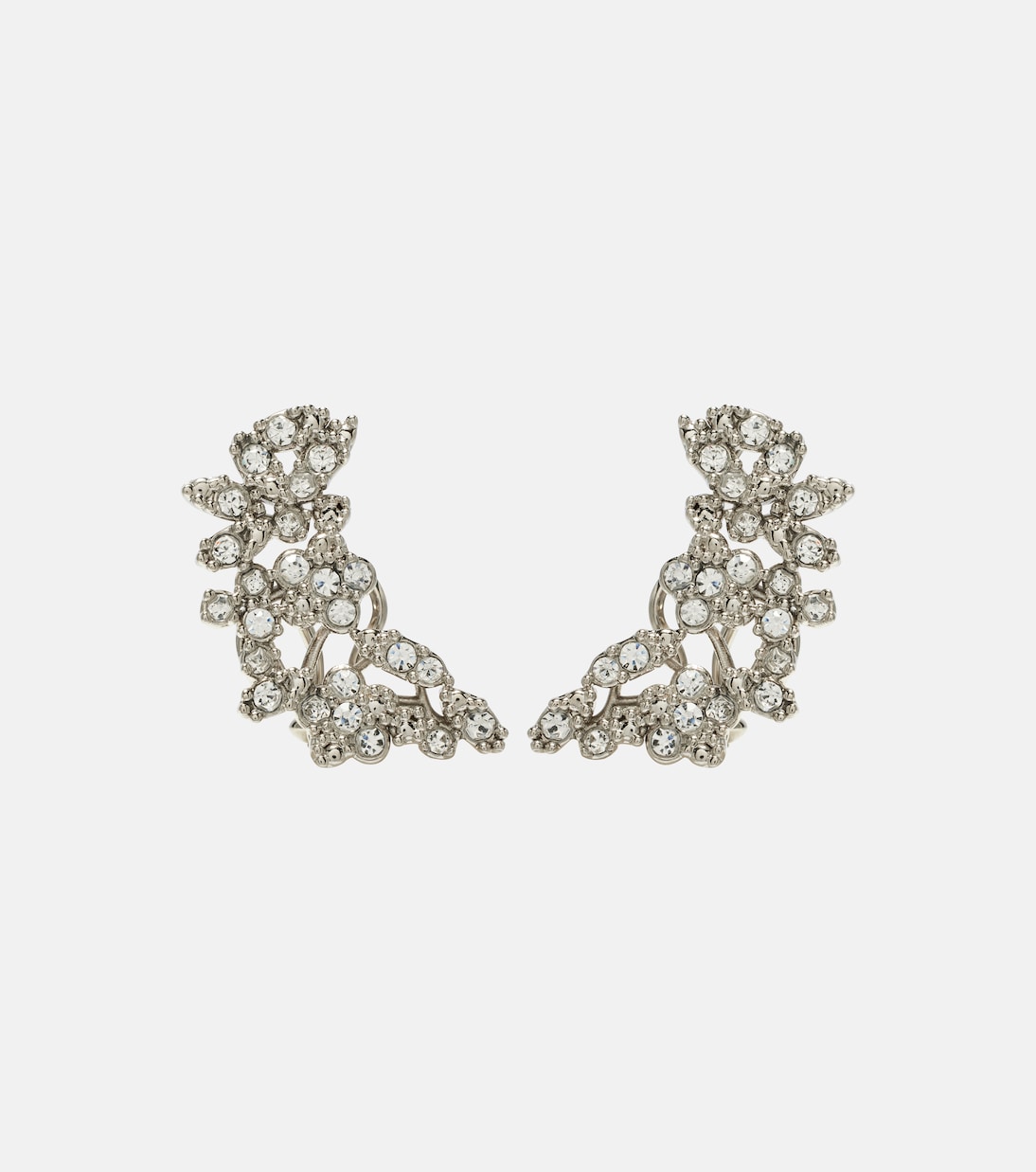 Crystal-embellished ear climbers | Jil Sander
