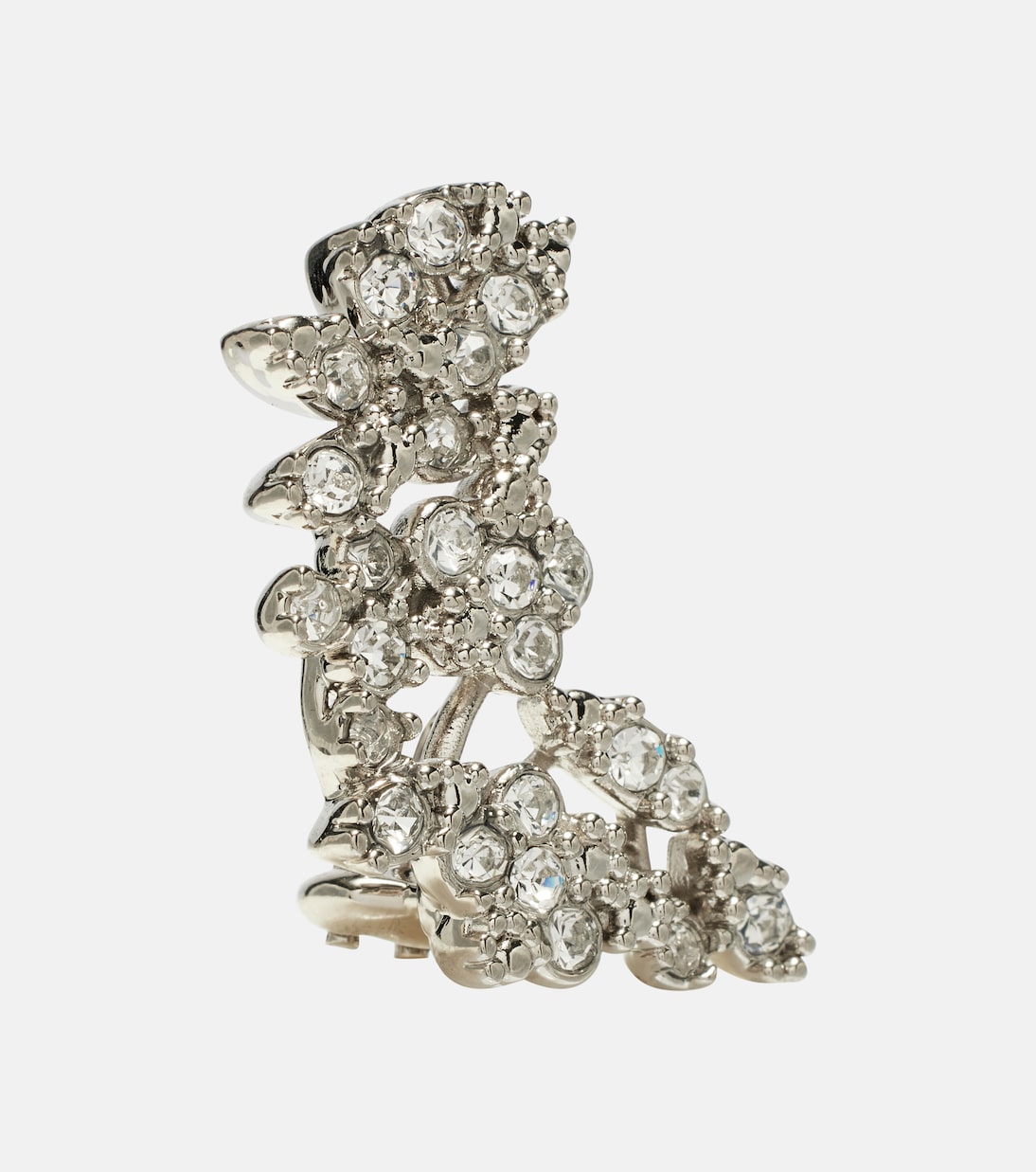 Crystal-embellished ear climbers | Jil Sander