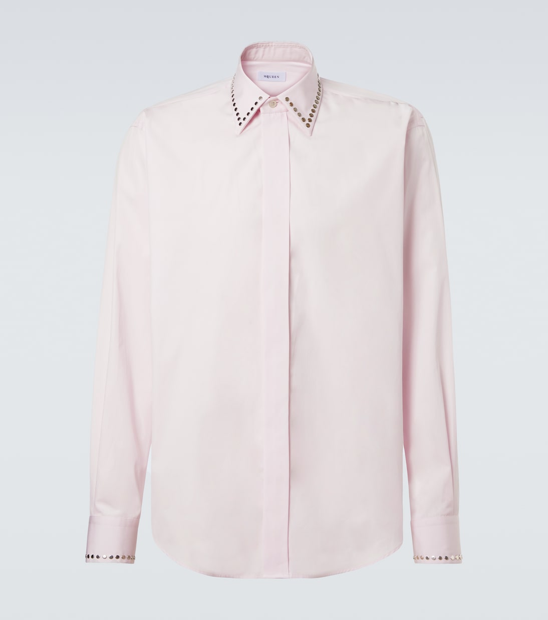 Studded cotton poplin shirt | McQueen