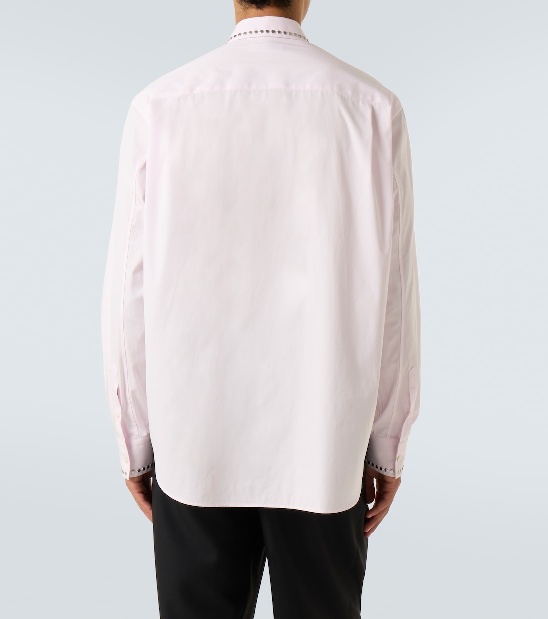Studded cotton poplin shirt | McQueen