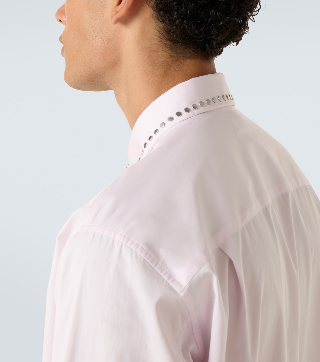 Studded cotton poplin shirt | McQueen