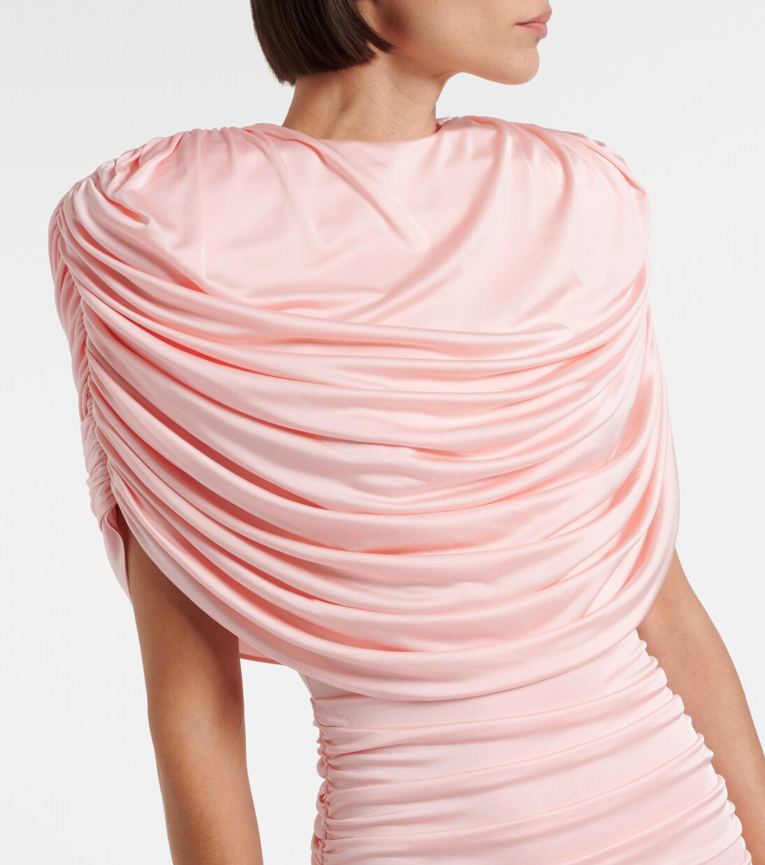 Khara draped gathered minidress | The New Arrivals Ilkyaz Ozel