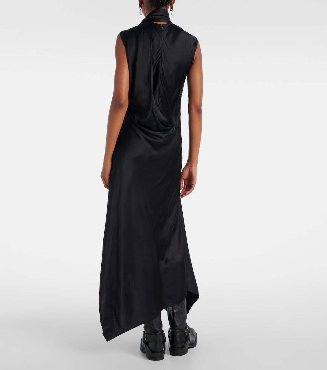Midikleid aus Satin | Acne Studios