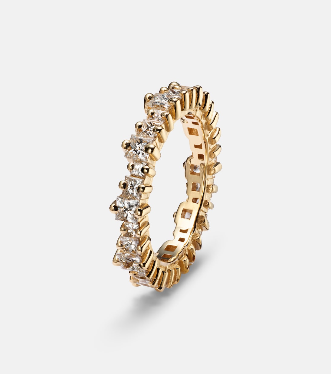 Milli 18kt gold tech ring jackets with diamonds | Suzanne Kalan