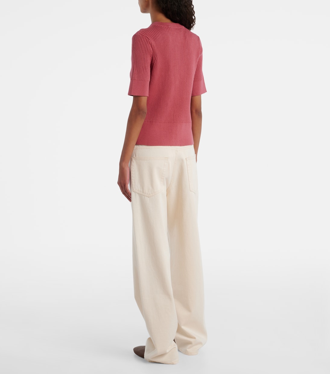Micha ribbed-knit cardigan | Varley