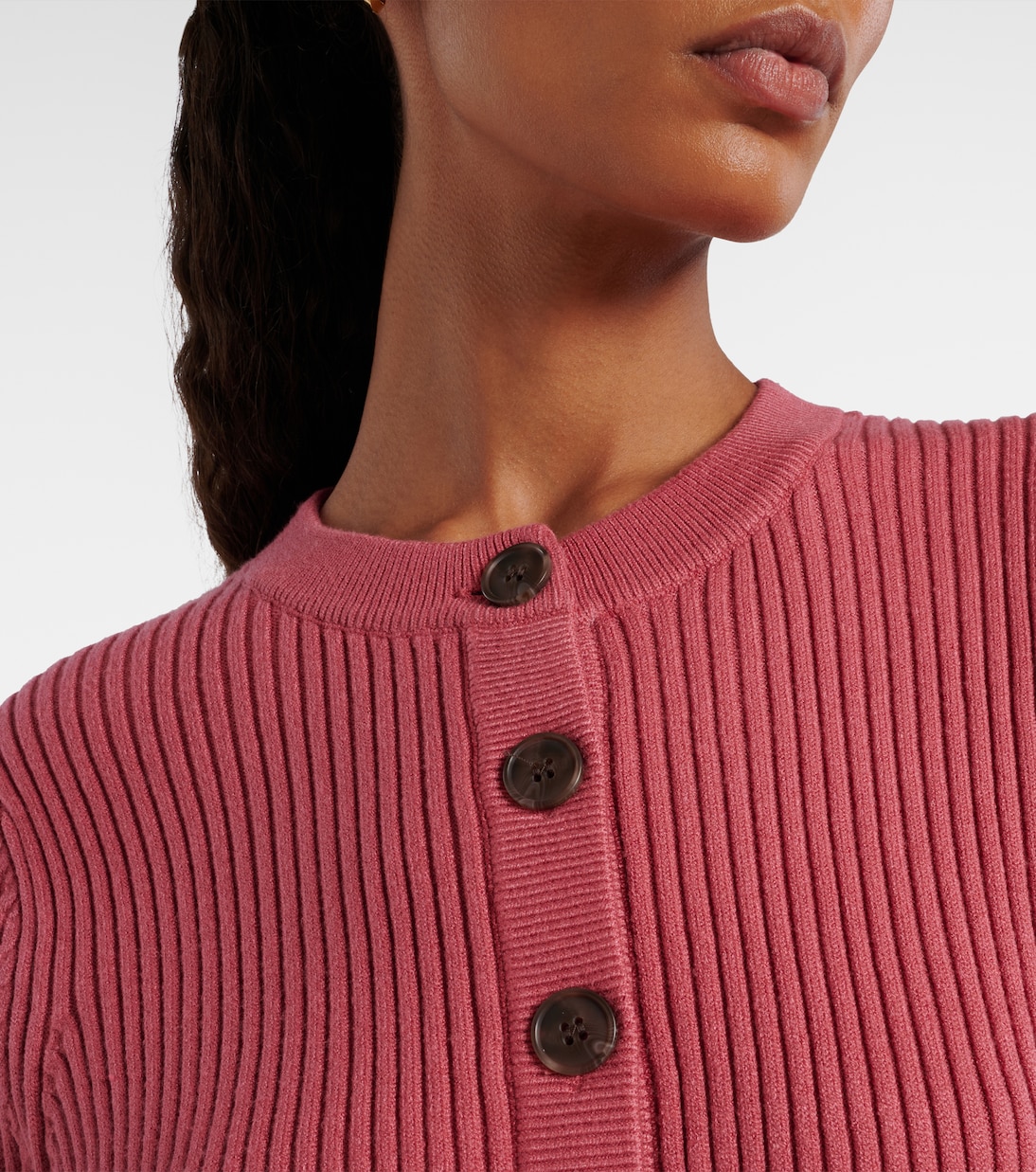 Micha ribbed-knit cardigan | Varley