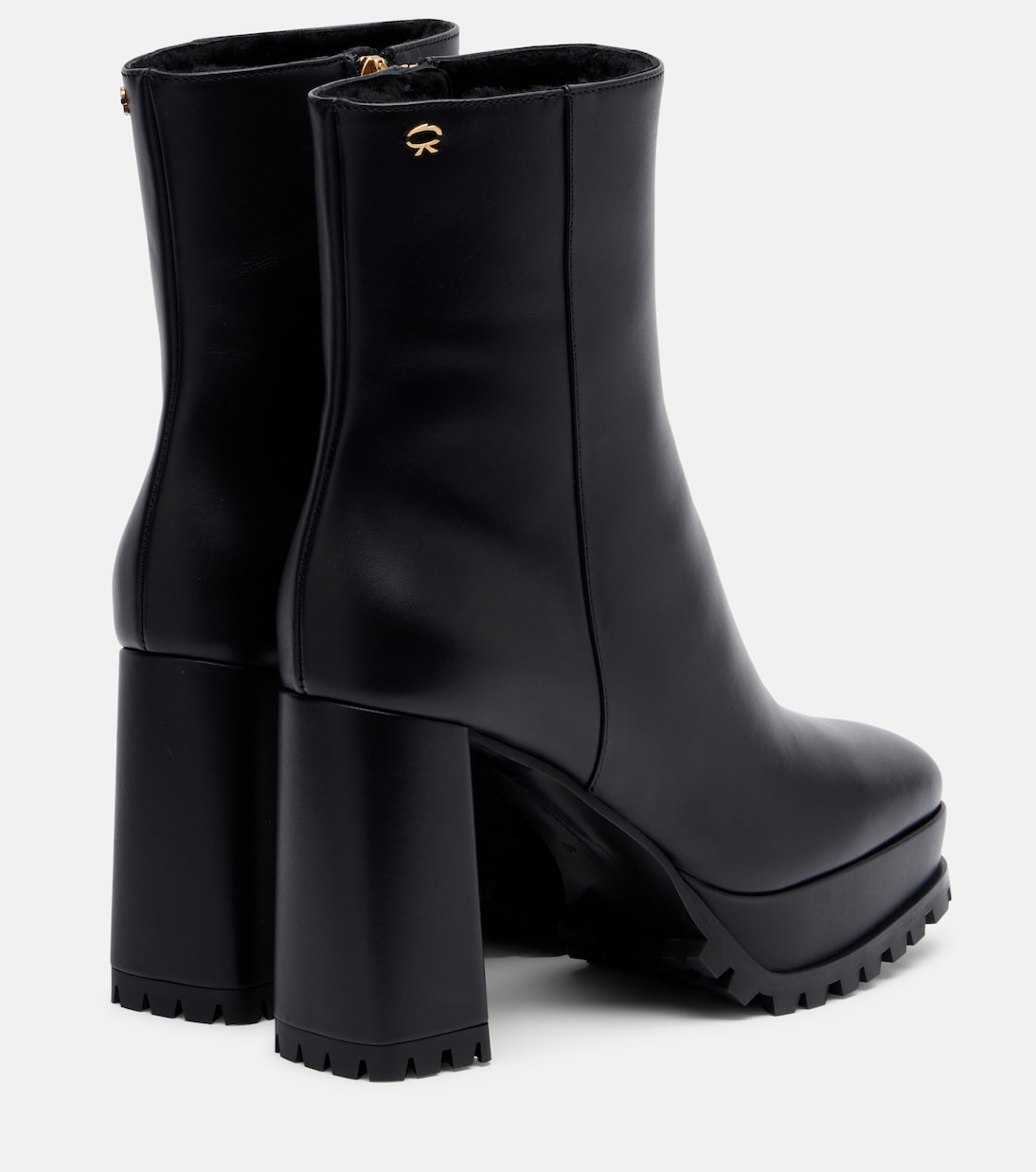 Botines con plataforma de piel | Gianvito Rossi