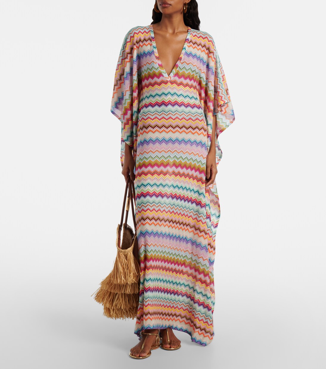 Cover-up Zig Zag aus Lamé | Missoni