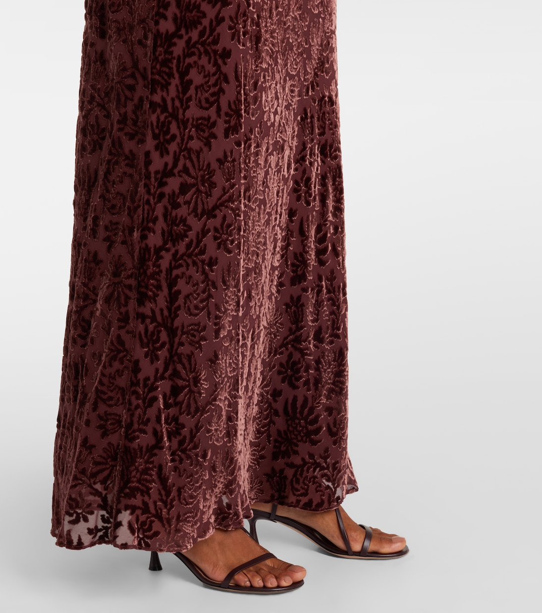 Abito lungo Jolynn in jacquard | Veronica Beard