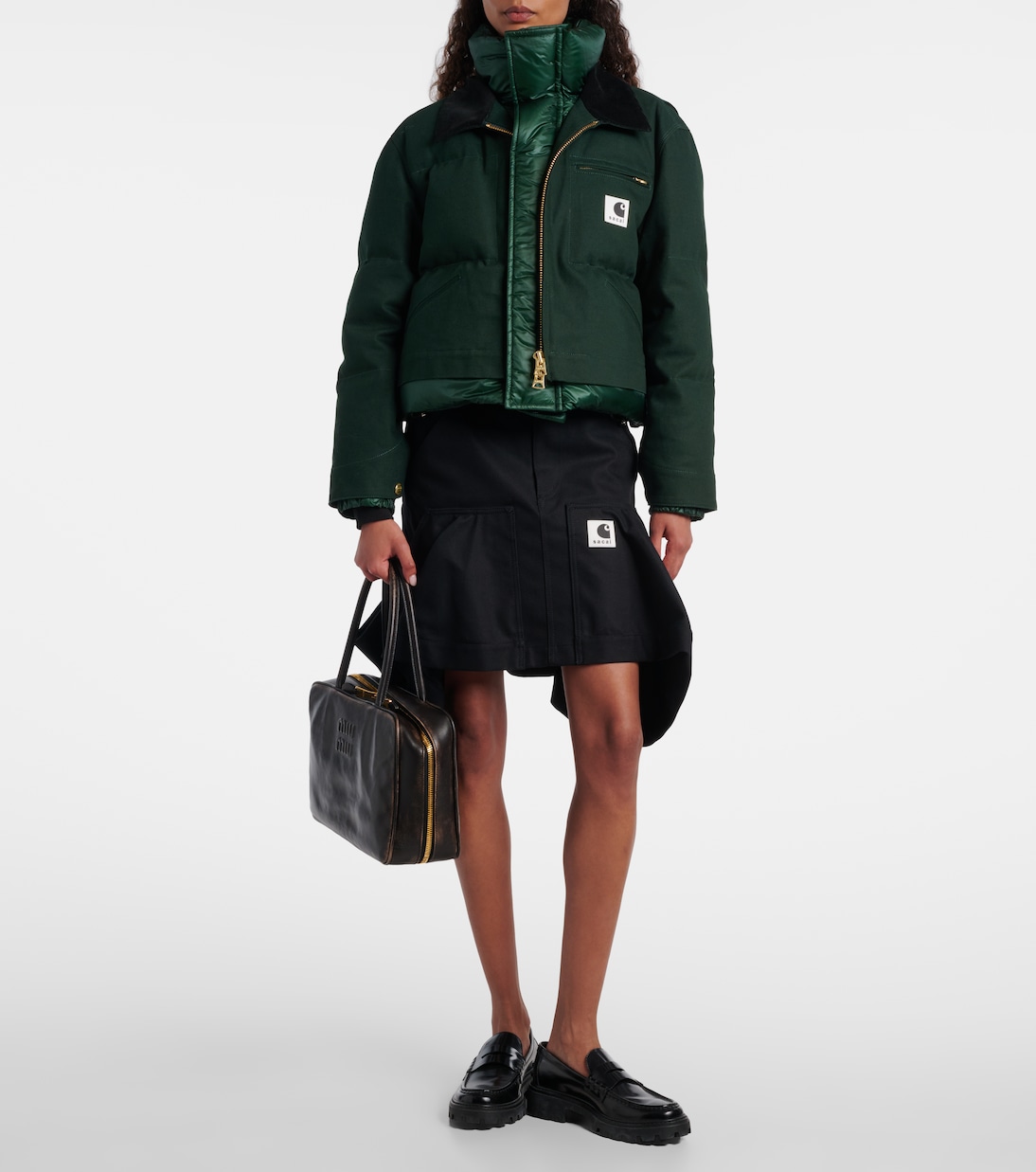 x Carhartt cotton-blend down jacket | Sacai