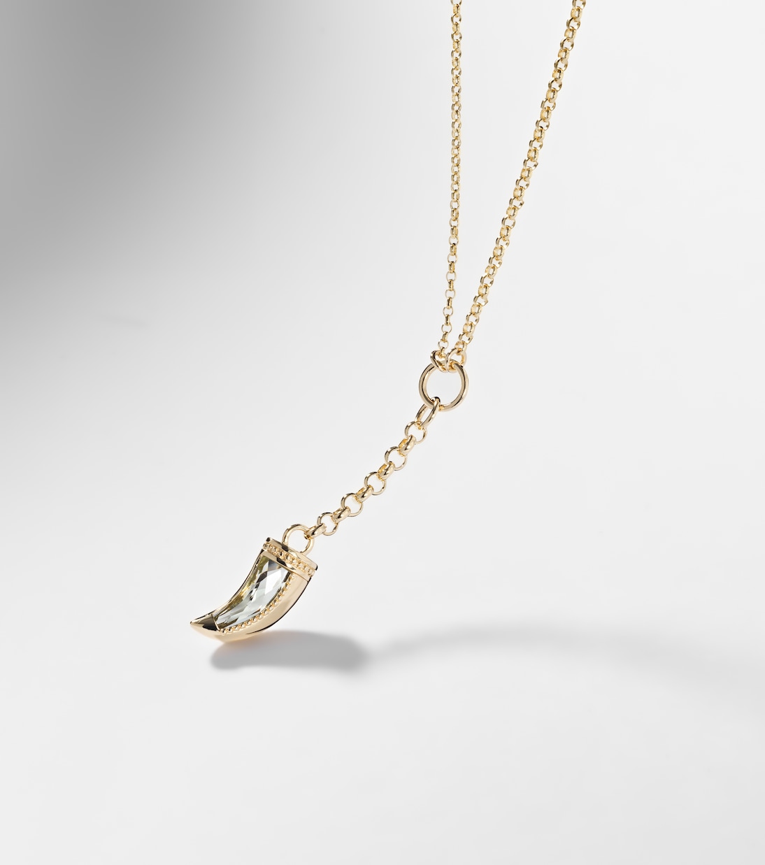 Collier en or 18 ct et prasiolite | FoundRae