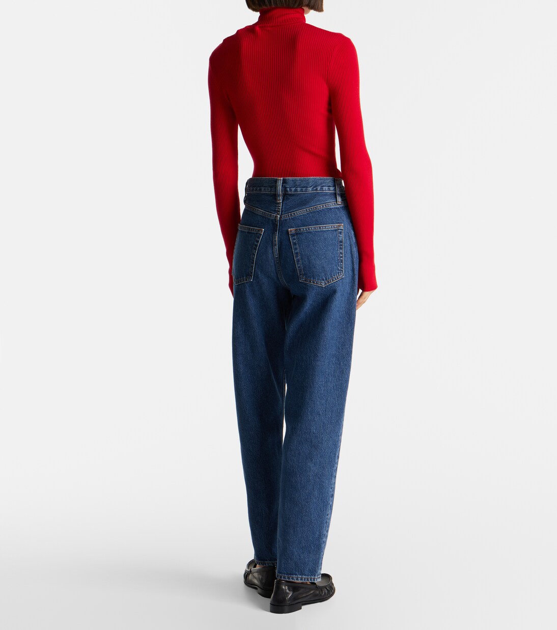 Jeans rectos Neat de tiro alto | Frame