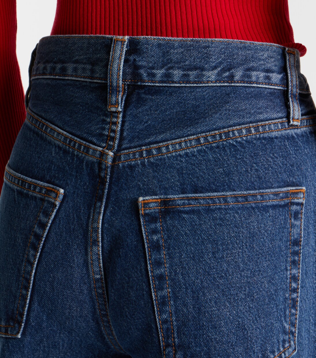 Jeans rectos Neat de tiro alto | Frame