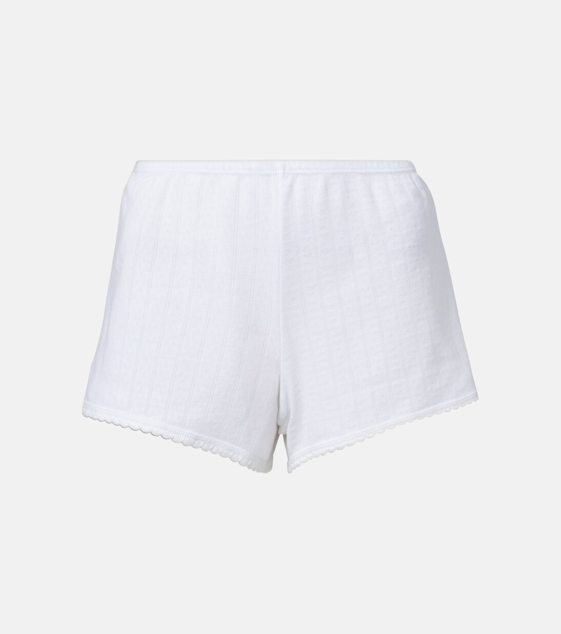 Pointelle cotton shorts | Leset