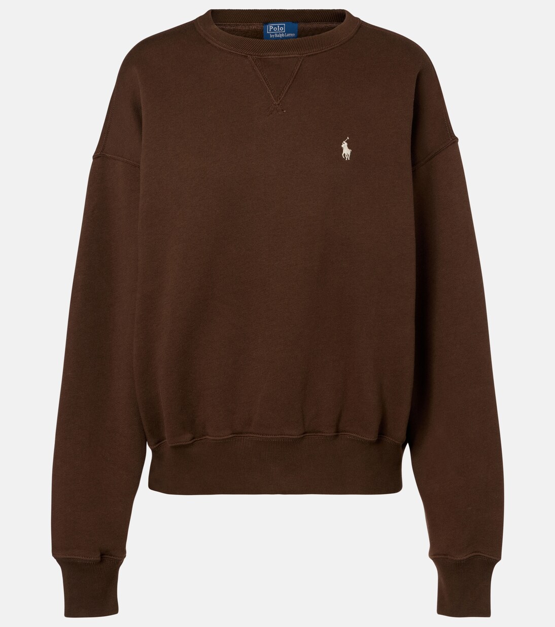 Logo cotton-blend jersey sweatshirt | Polo Ralph Lauren