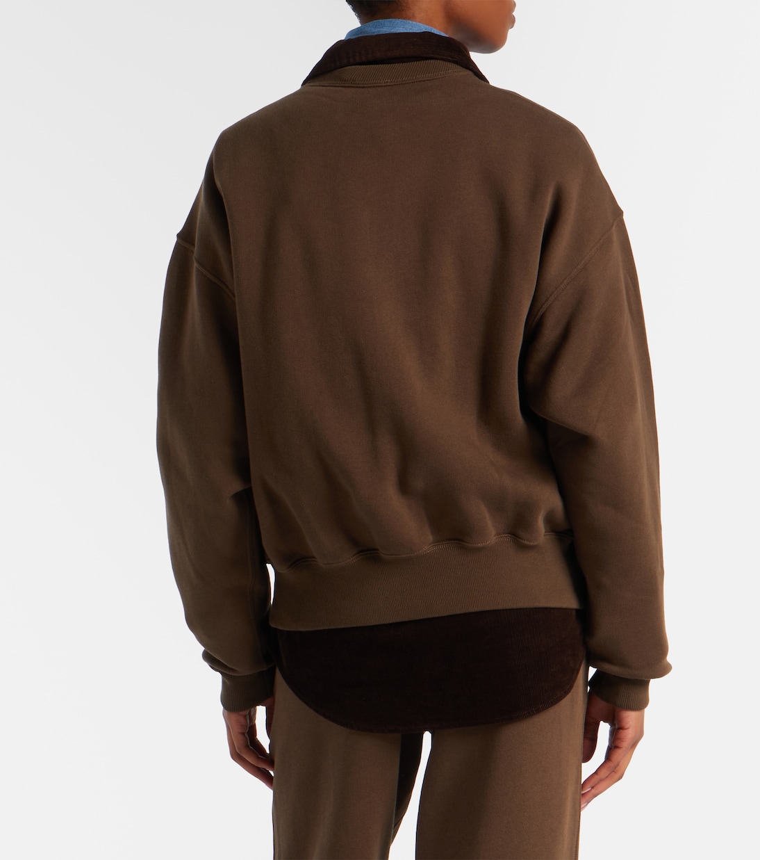 Logo cotton-blend jersey sweatshirt | Polo Ralph Lauren