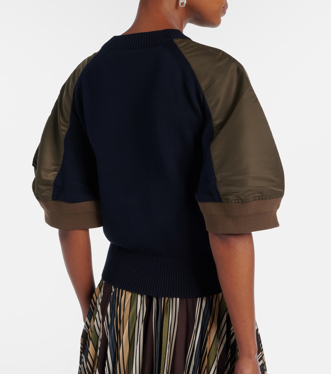 Paneled top | Sacai
