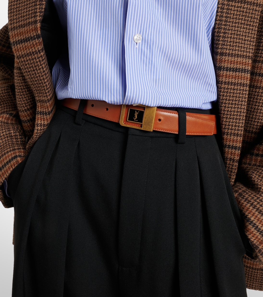 La 66 leather belt  | Saint Laurent