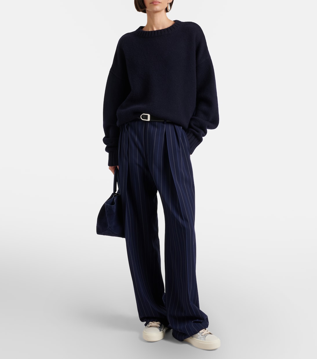 Baskets Crosswind en cuir métallisé | Hogan