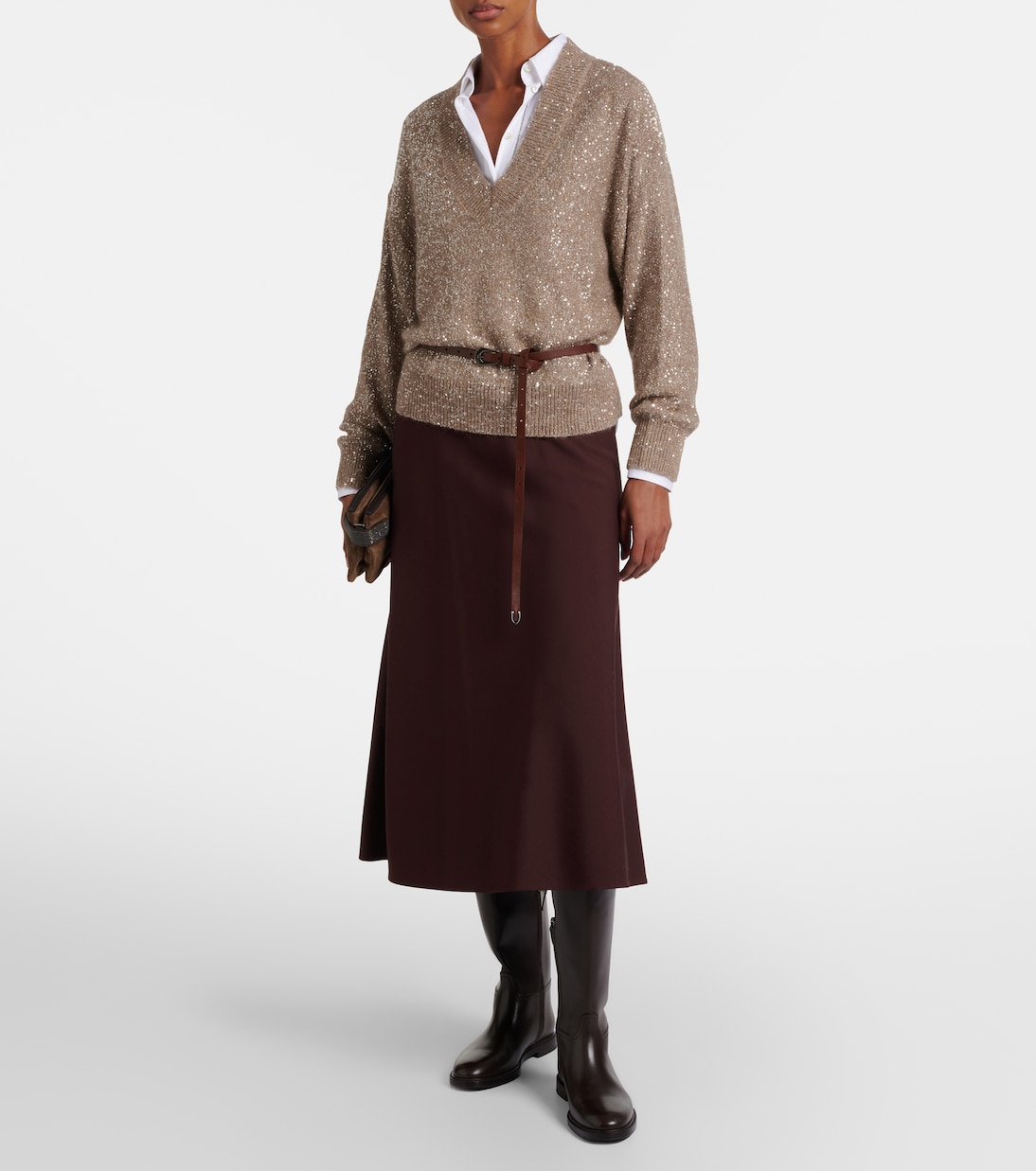 Sequined sweater | Brunello Cucinelli