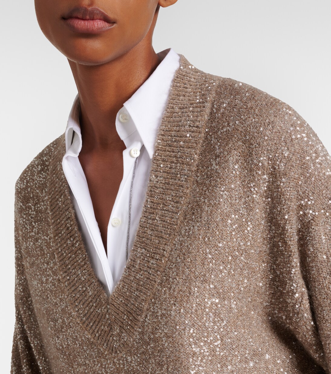 Sequined sweater | Brunello Cucinelli