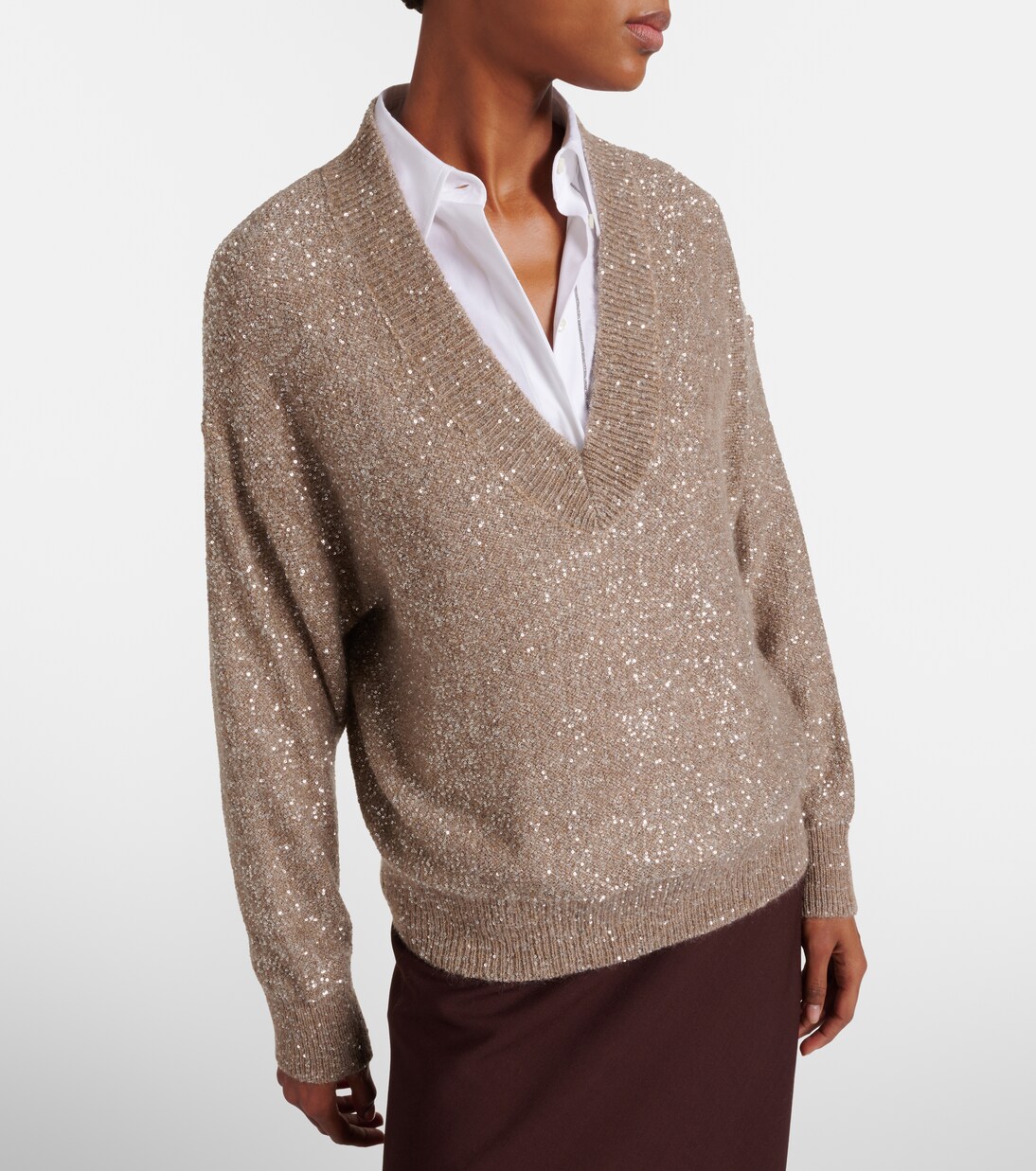 Sequined sweater | Brunello Cucinelli