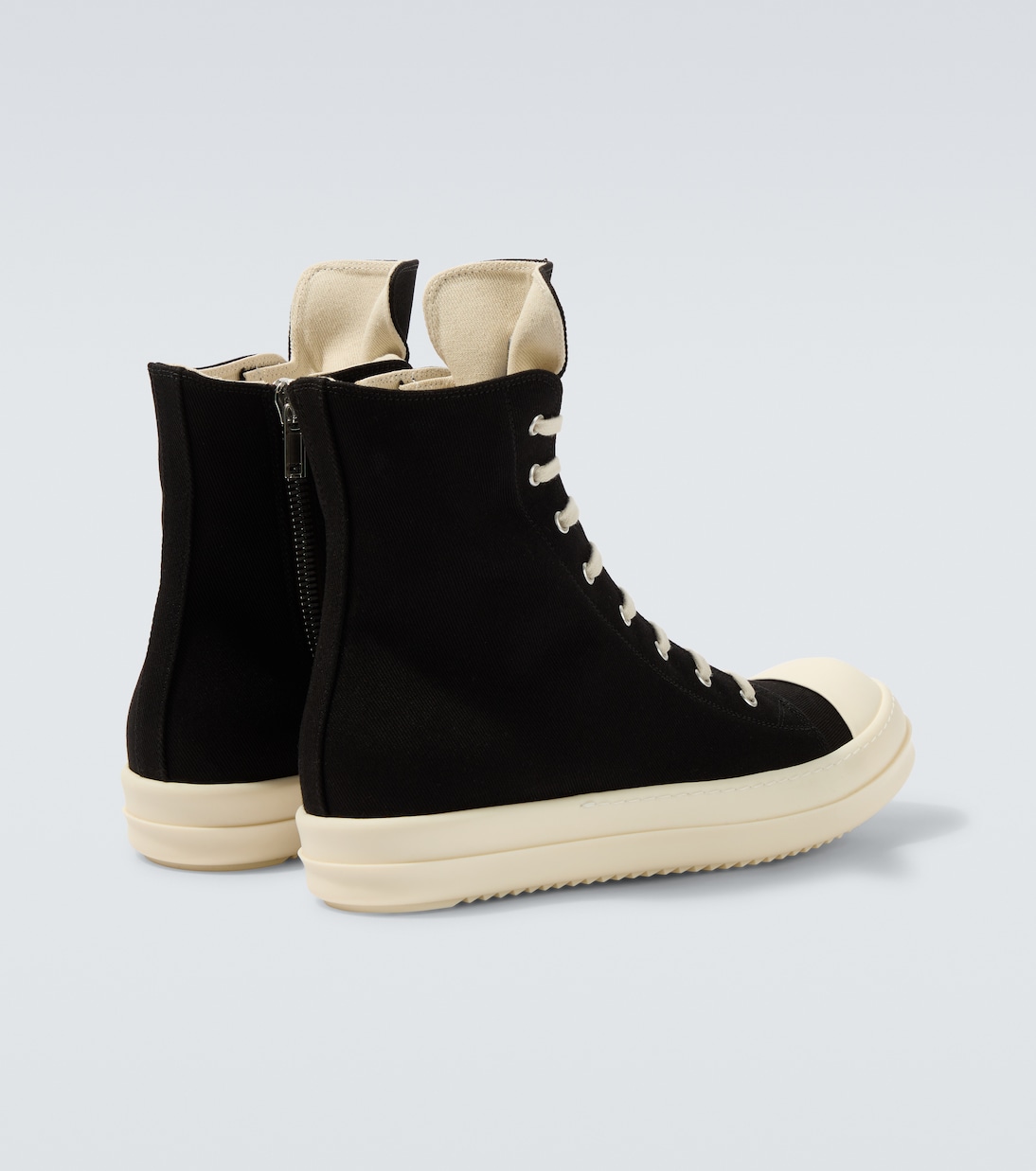 DRKSHDW denim high-top sneakers | Rick Owens