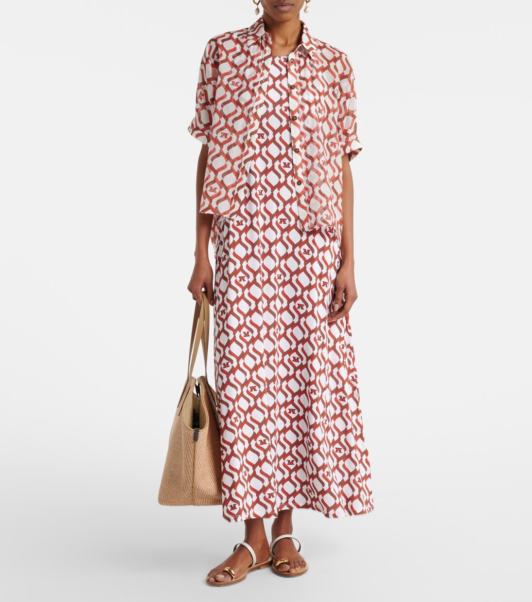 Paste printed midi dress | Max Mara