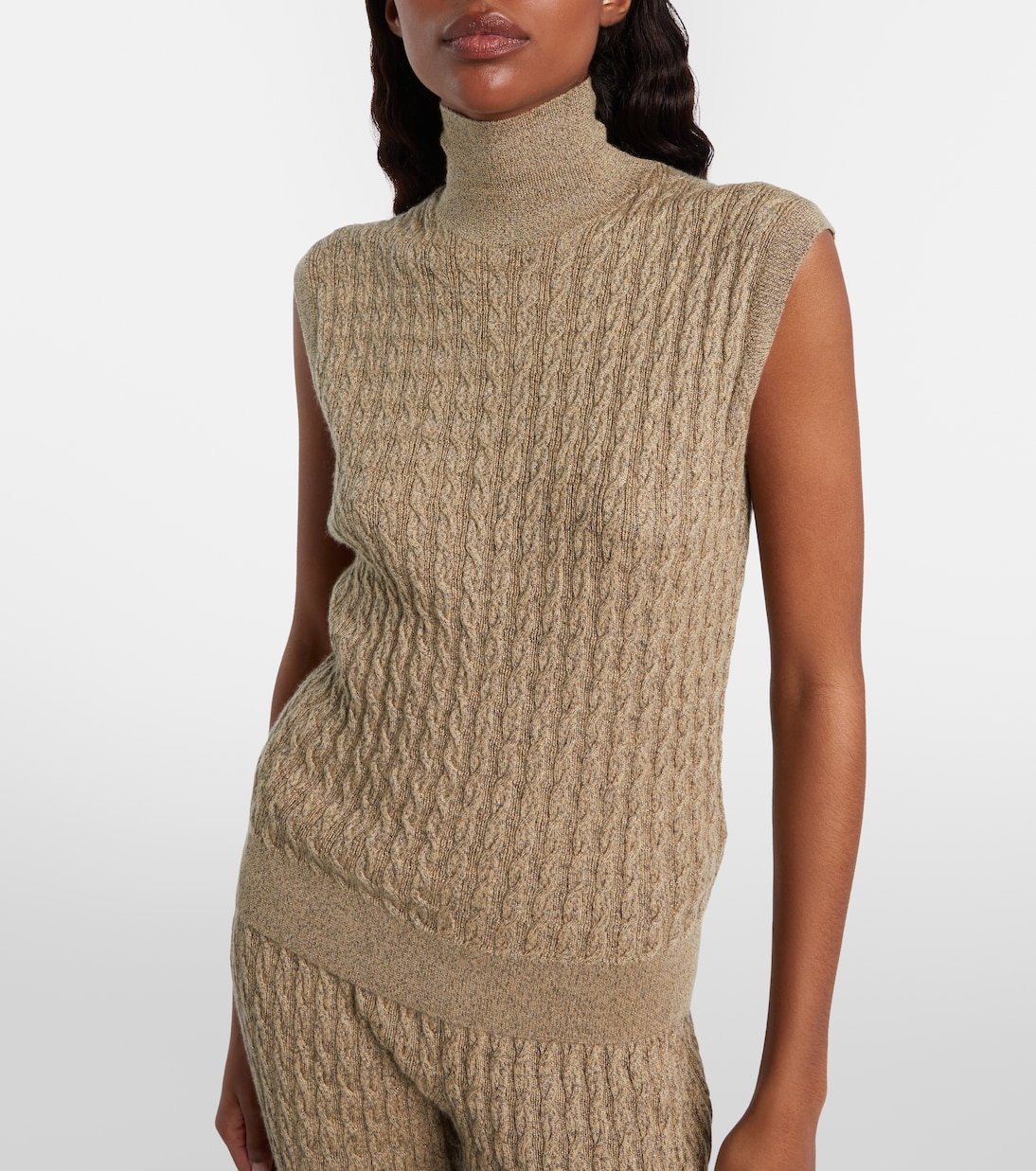Bihar cable-knit sweater vest | Loro Piana