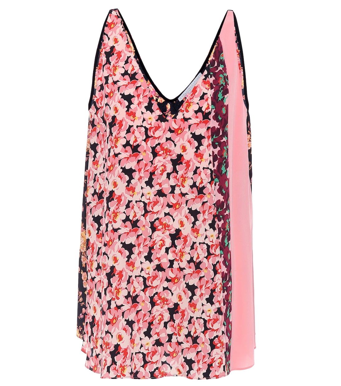 Top a stampa floreale in seta | Stella McCartney
