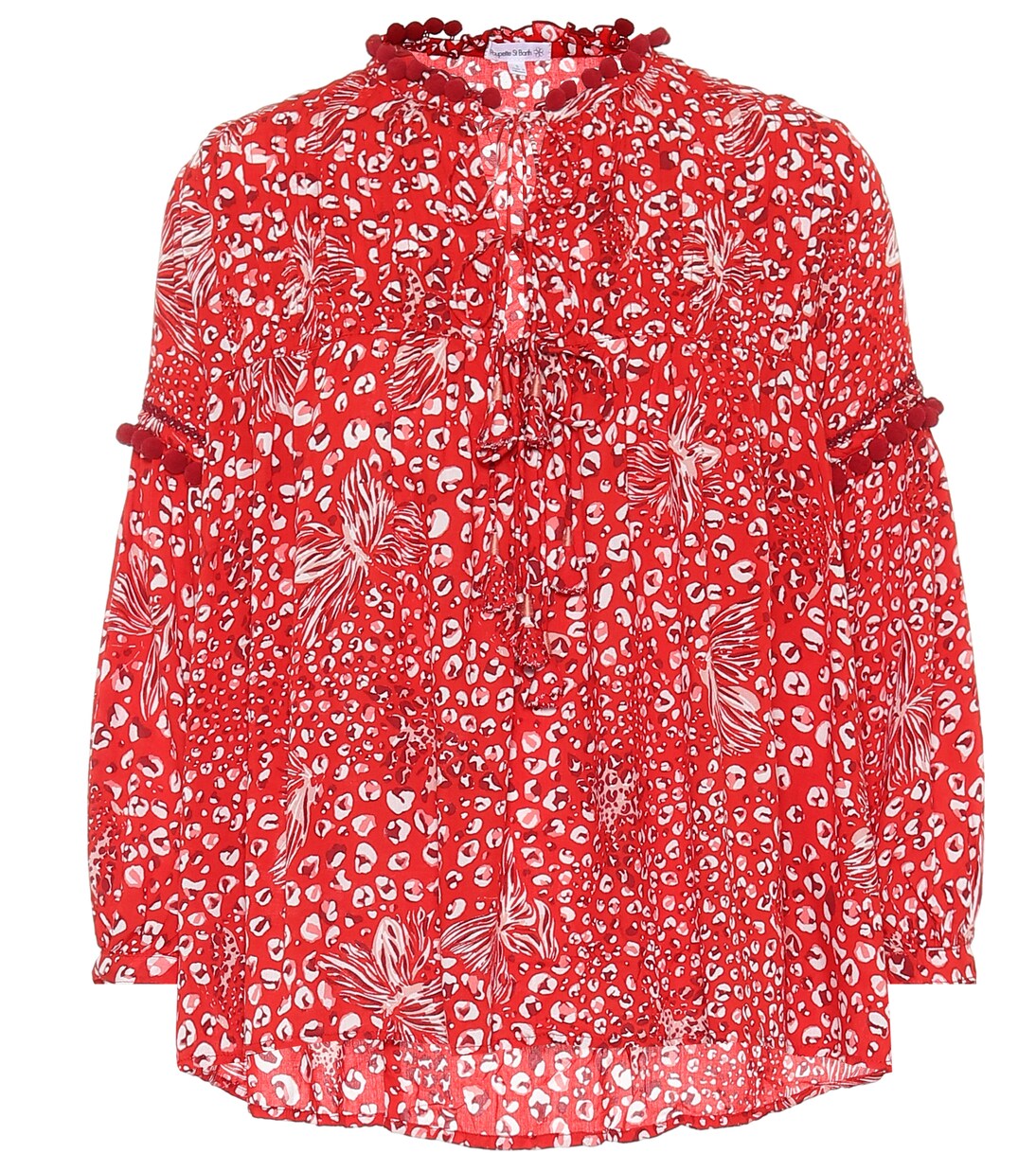 Clara printed blouse | Poupette St Barth