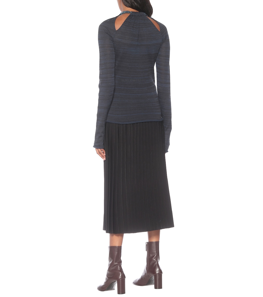 Top en mezcla de lana con abalorios | Jil Sander