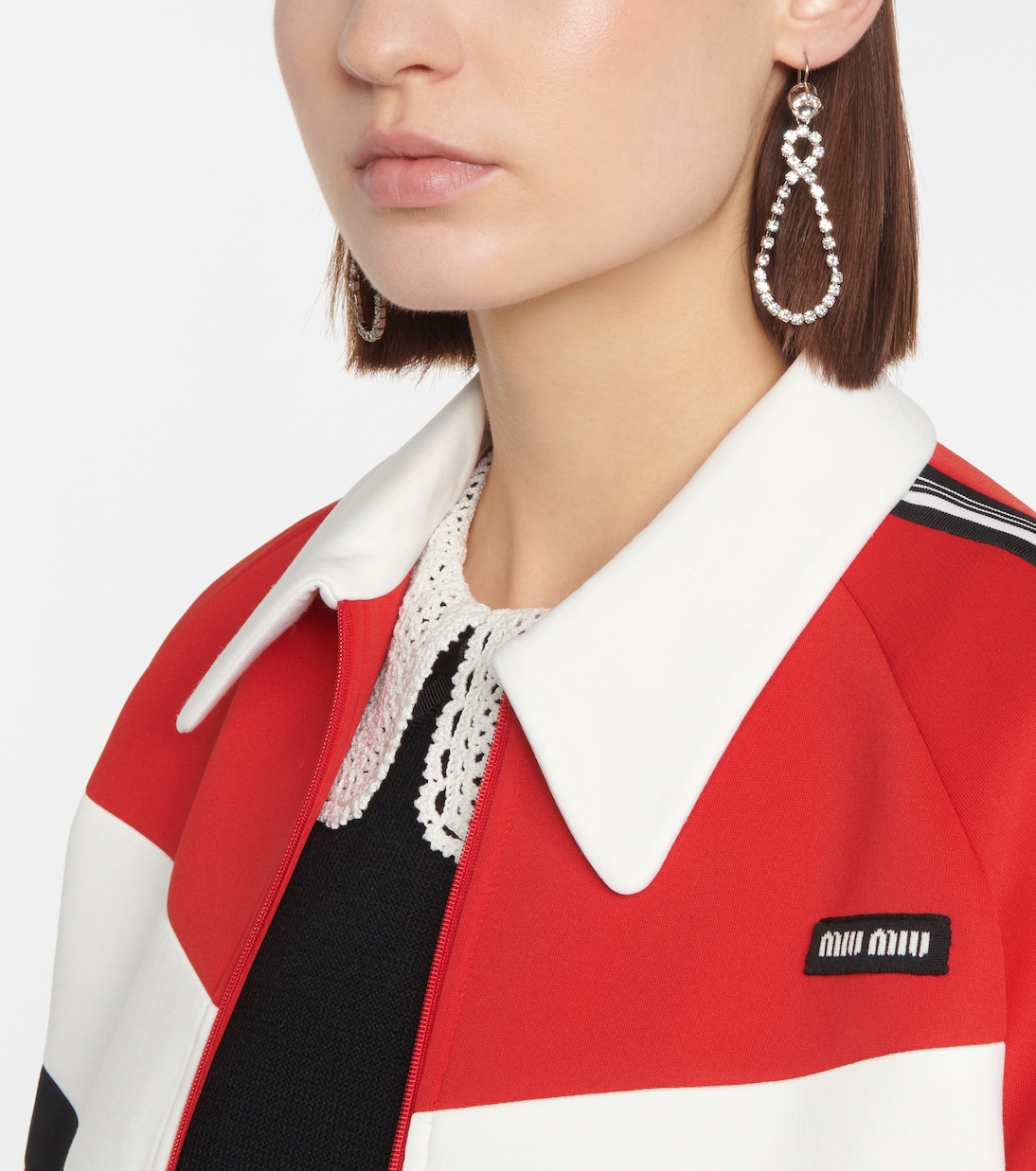Boucles d'oreilles à cristaux | Miu Miu