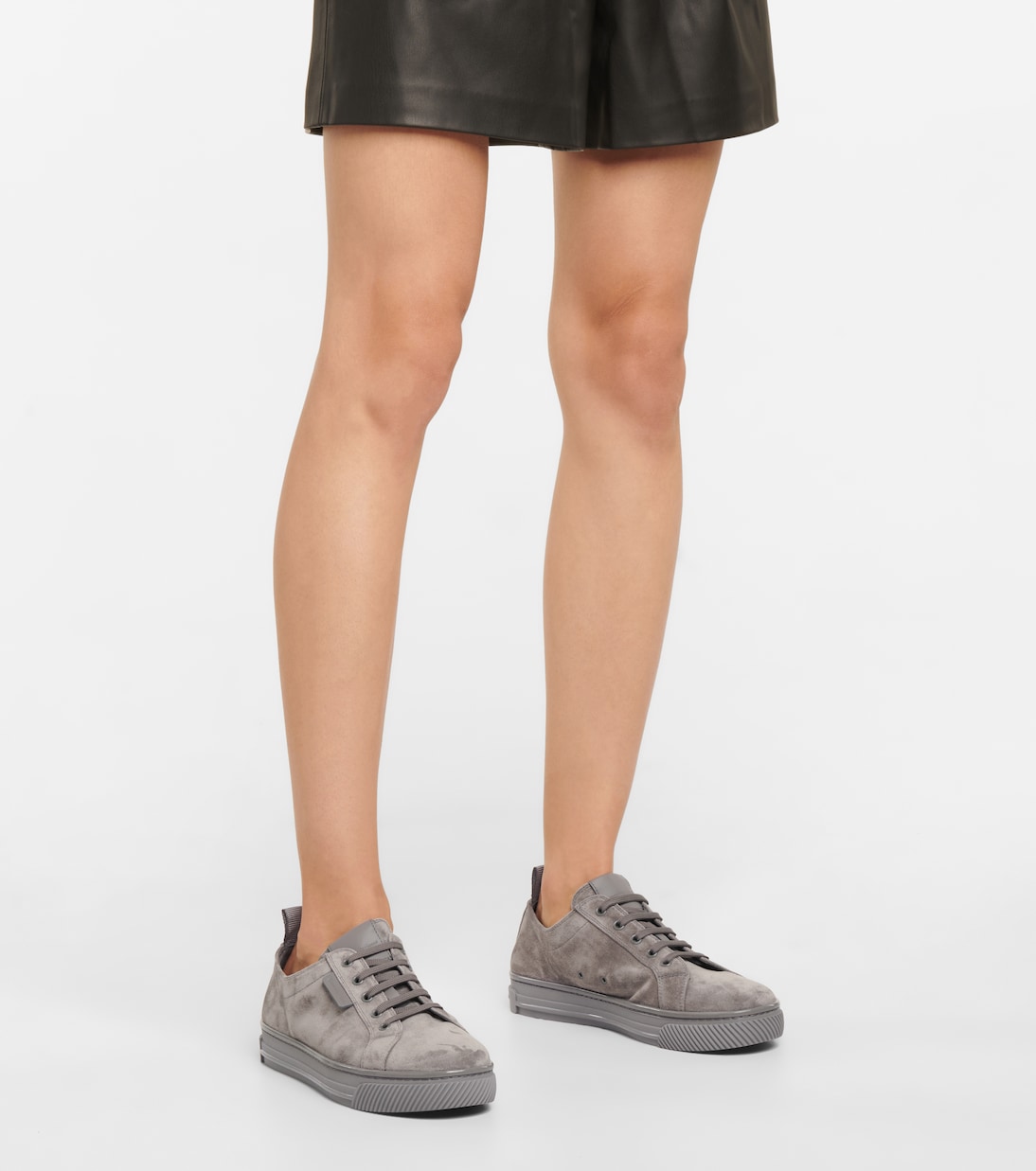 Baskets 360 en daim | Gianvito Rossi