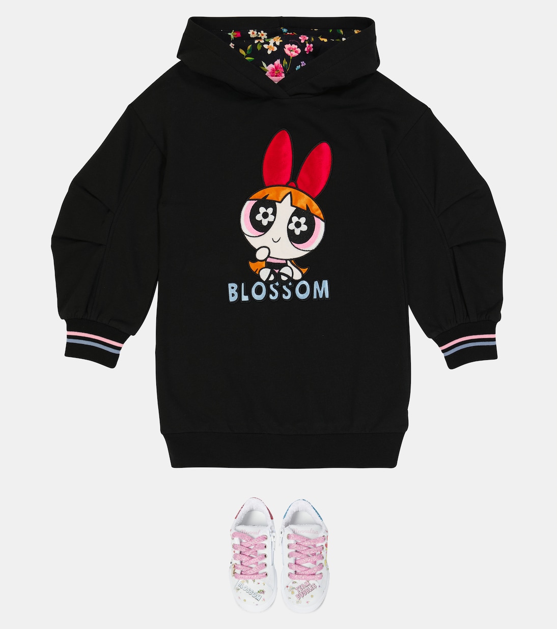 Baby Bedruckter Hoodie aus Baumwolle | Monnalisa
