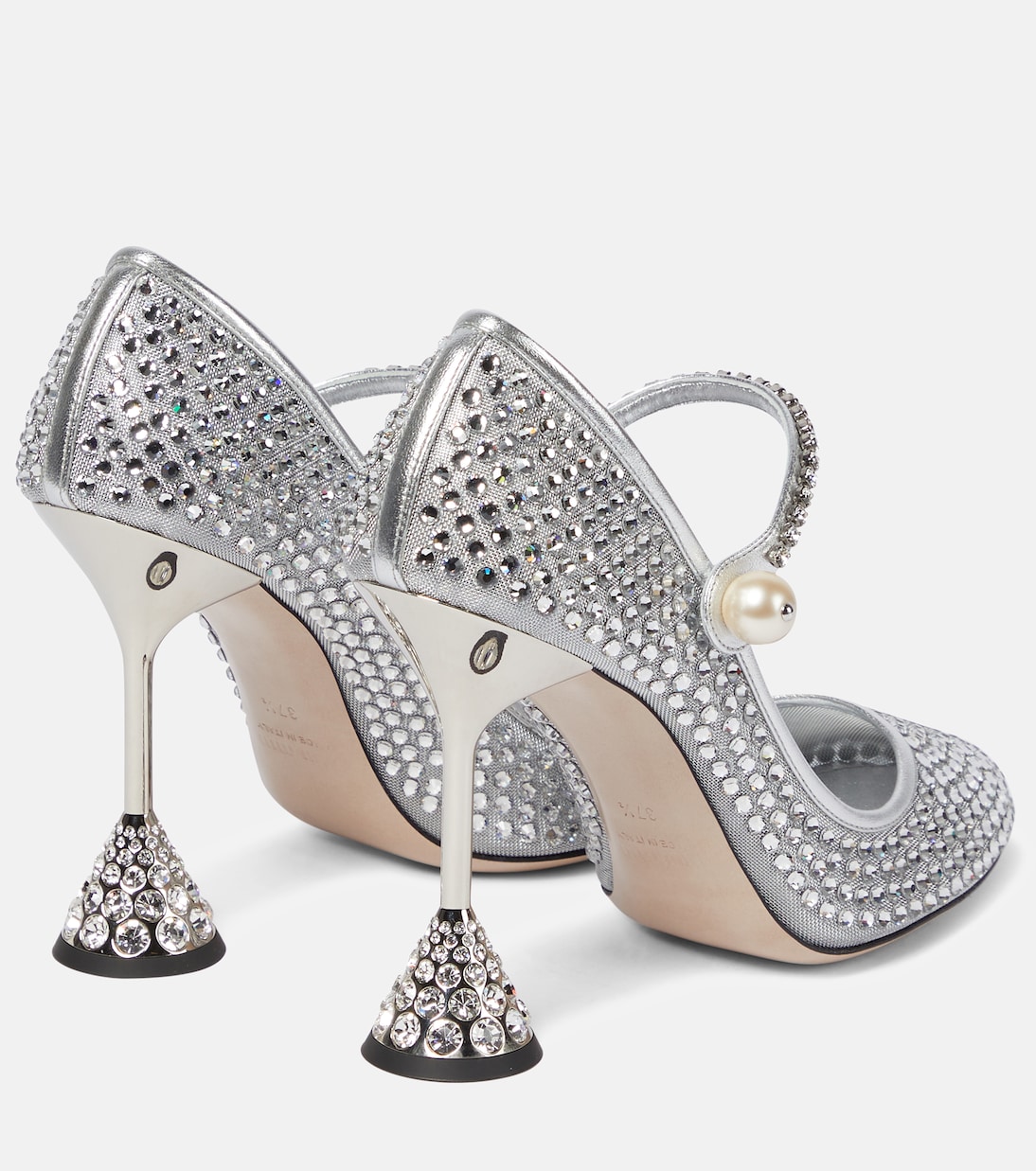 Pumps Mary Jane con cristalli | Miu Miu