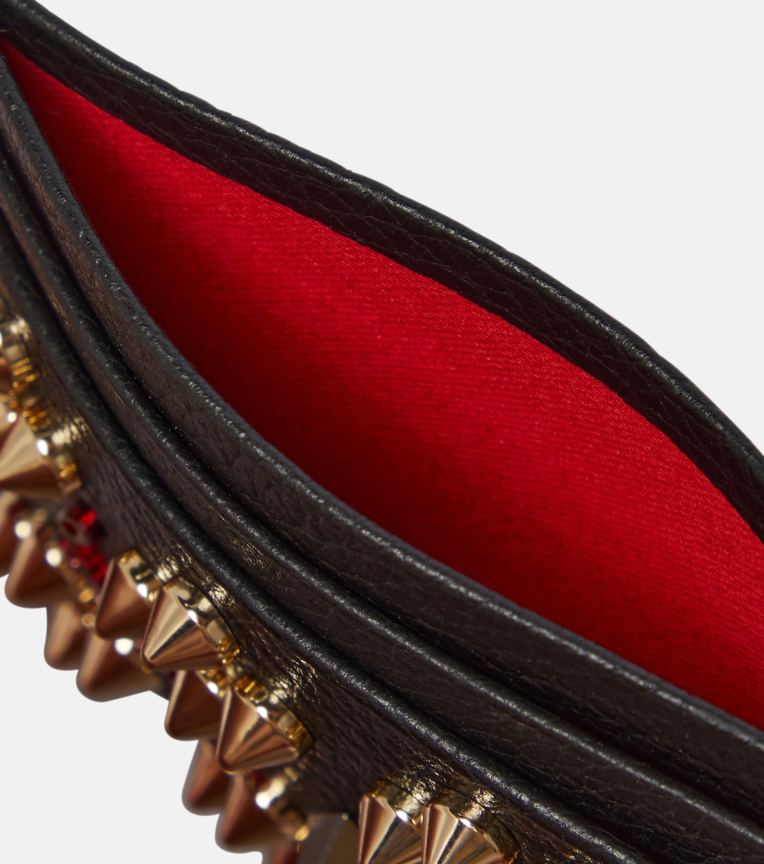 Portacarte Kios in pelle con borchie | Christian Louboutin