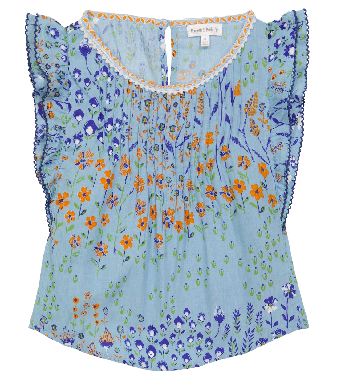 Bedruckte Bluse Amber | Poupette St Barth Kids