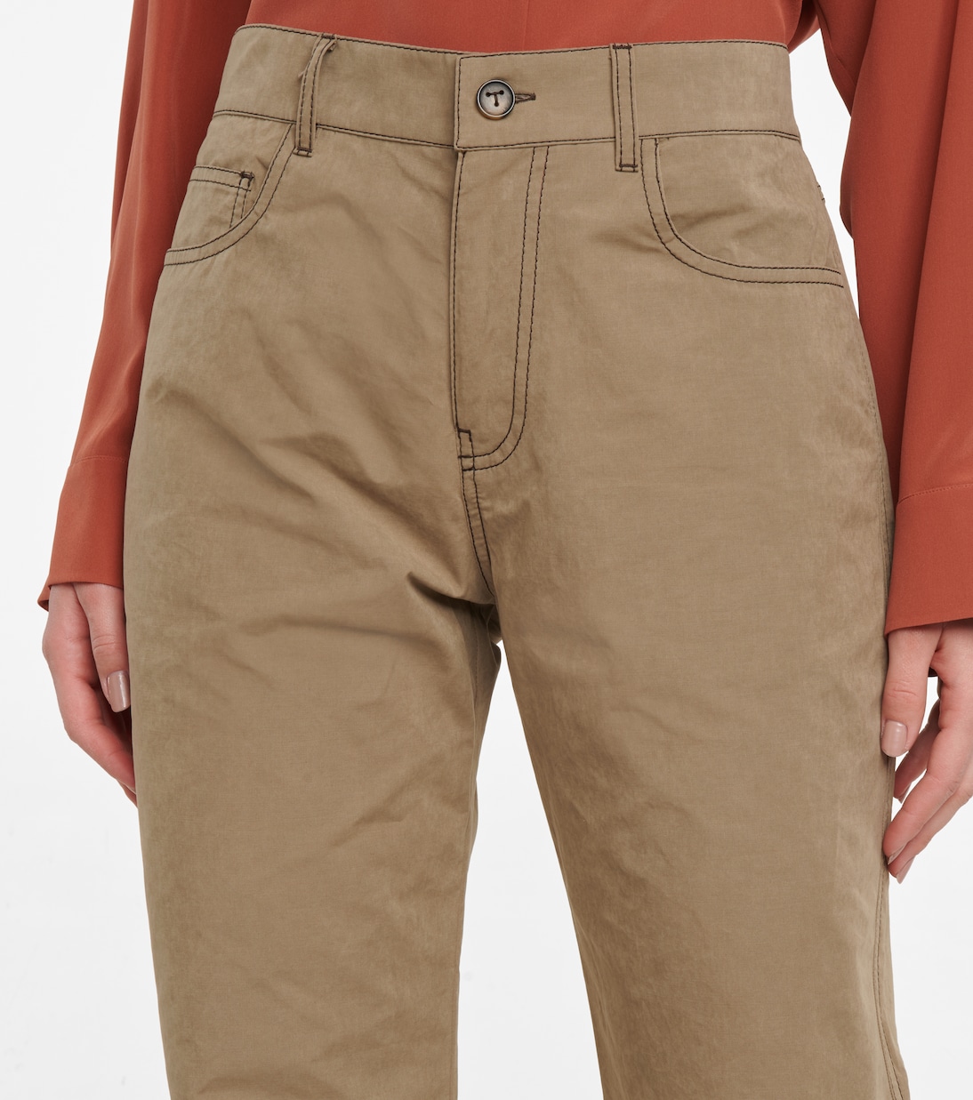Gerade High-Rise-Hose | Tod's
