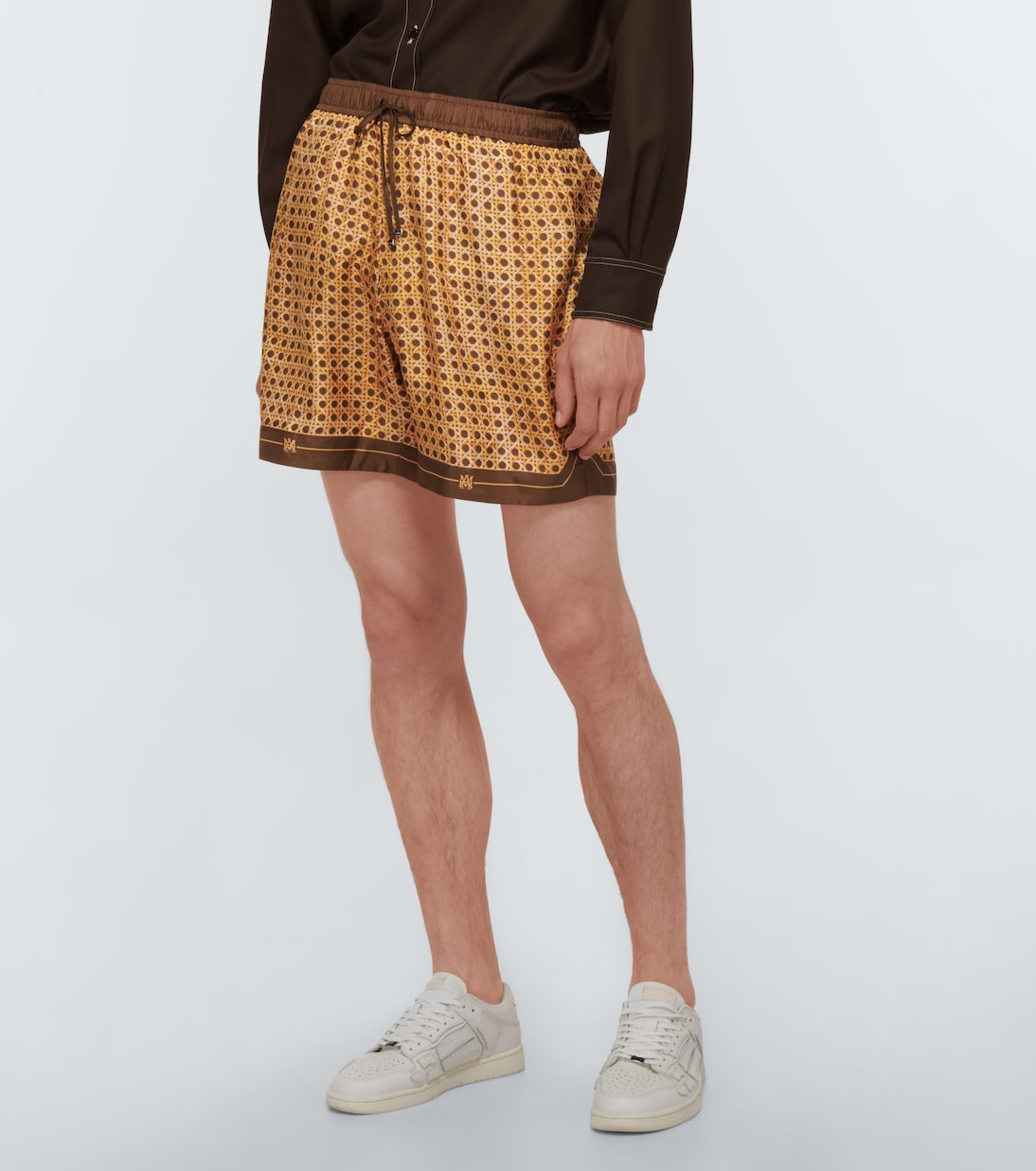 Bedruckte Shorts aus Seide | Amiri