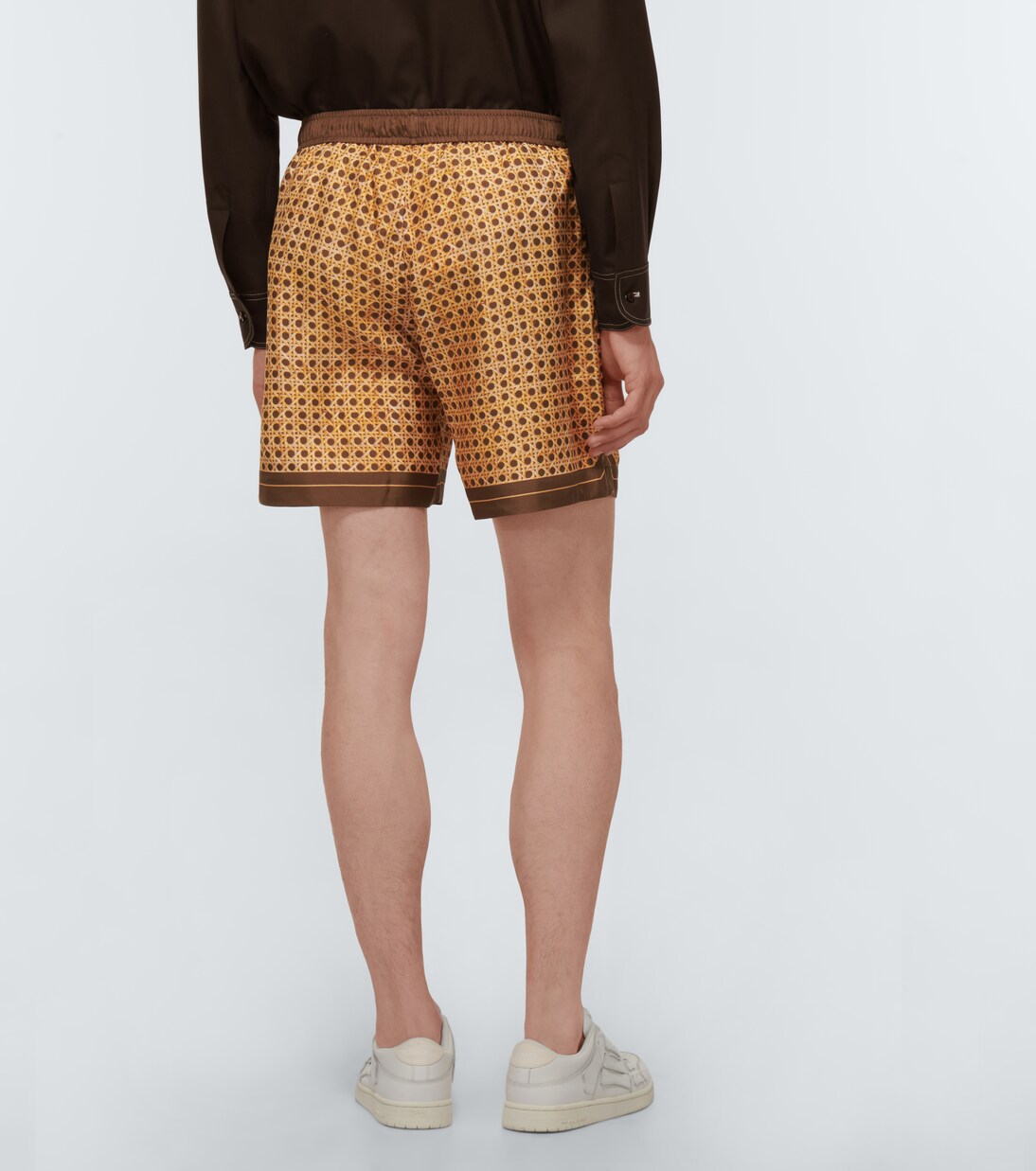 Bedruckte Shorts aus Seide | Amiri