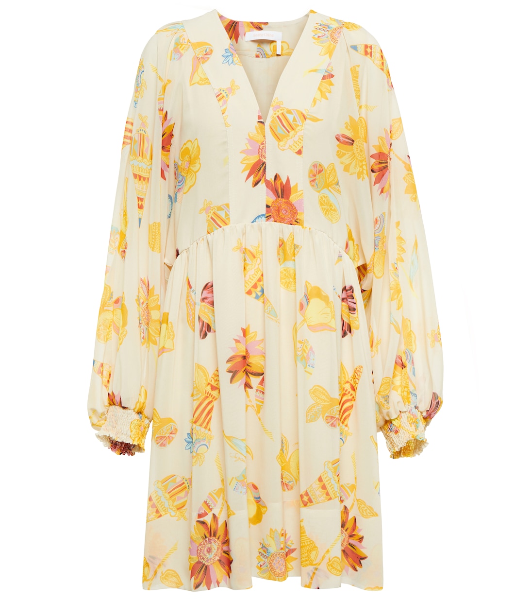 Printed georgette minidress | See By Chloé