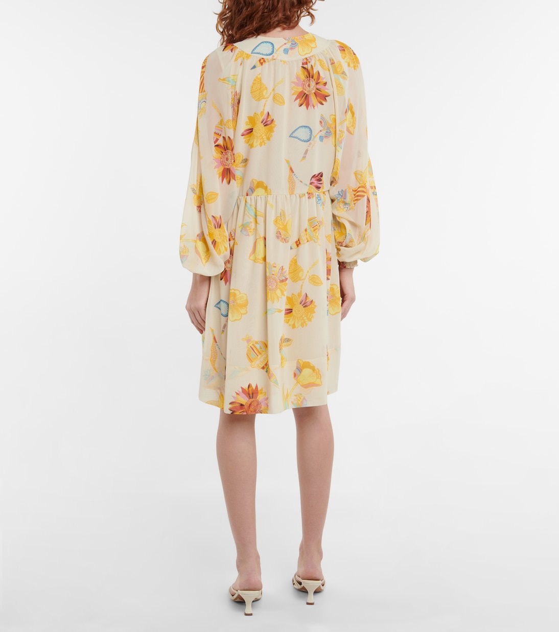 Printed georgette minidress | See By Chloé