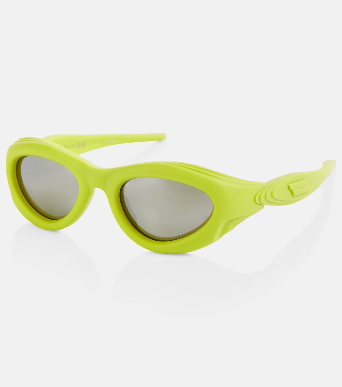 Lunettes de soleil ovales en acétate | Bottega Veneta