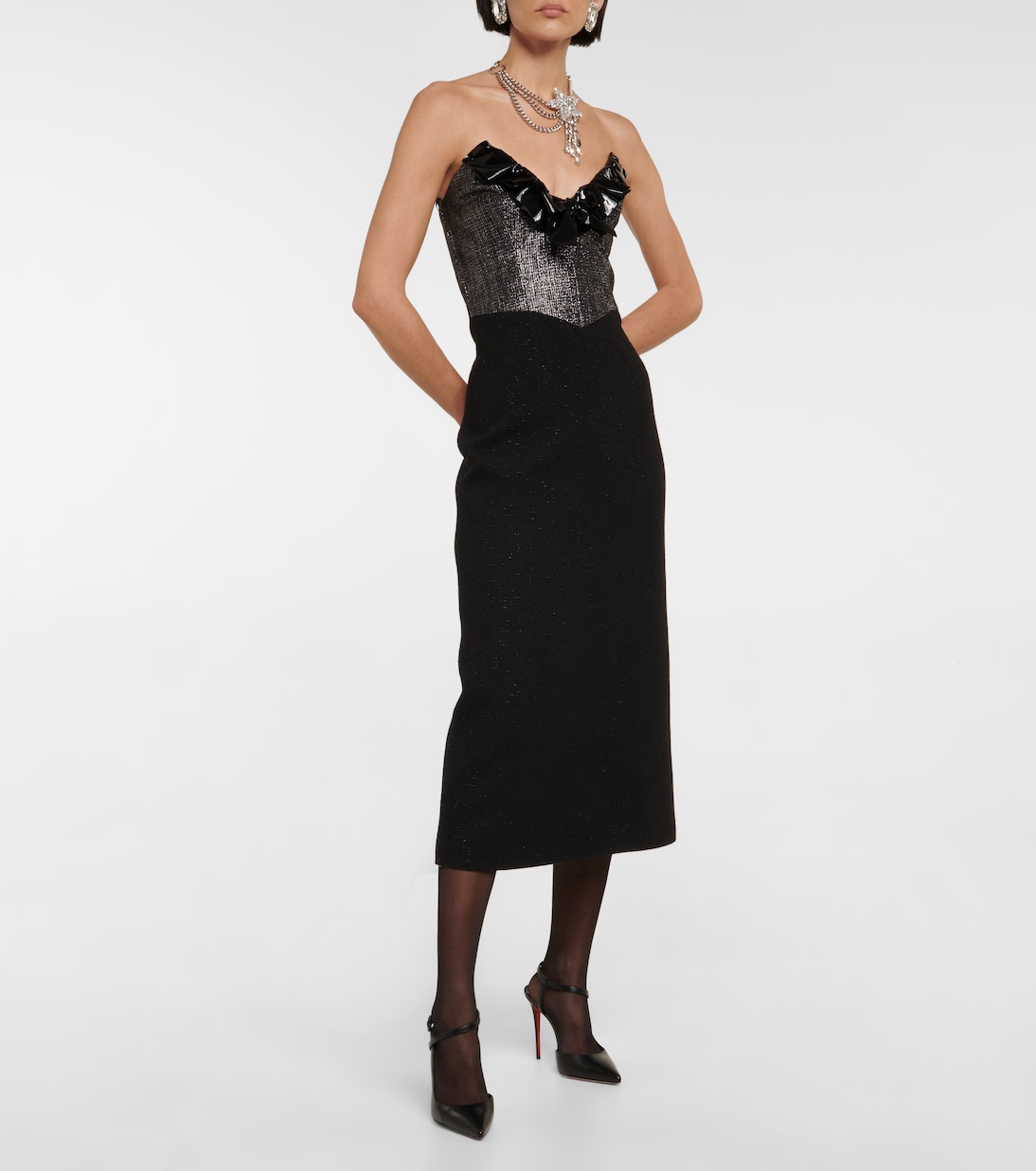 Tweed midi dress | Alessandra Rich