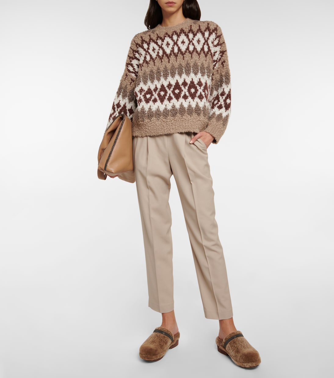 Jersey en mezcla de cachemir | Brunello Cucinelli