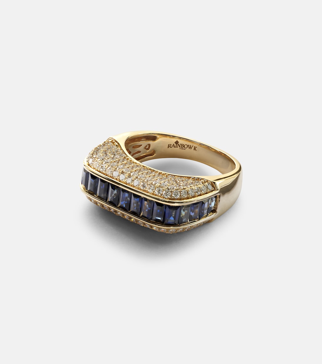Anello Empress in oro 18 kt con diamanti | Rainbow K