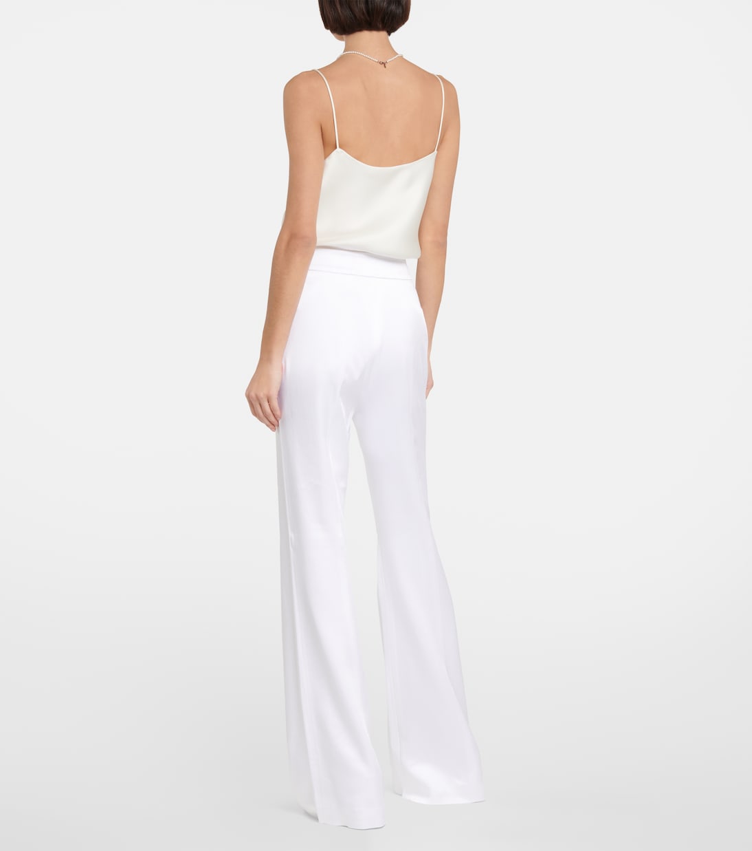 Pantalon de mariée ample à taille haute | Galvan